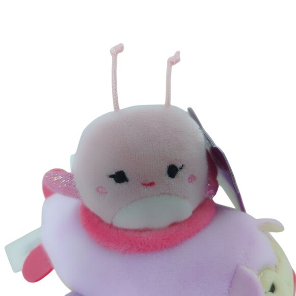 Squishville‎ Mini Squishmallow Pink Axolotl In Purple Airplane Plush Toy - Picture 7 of 14